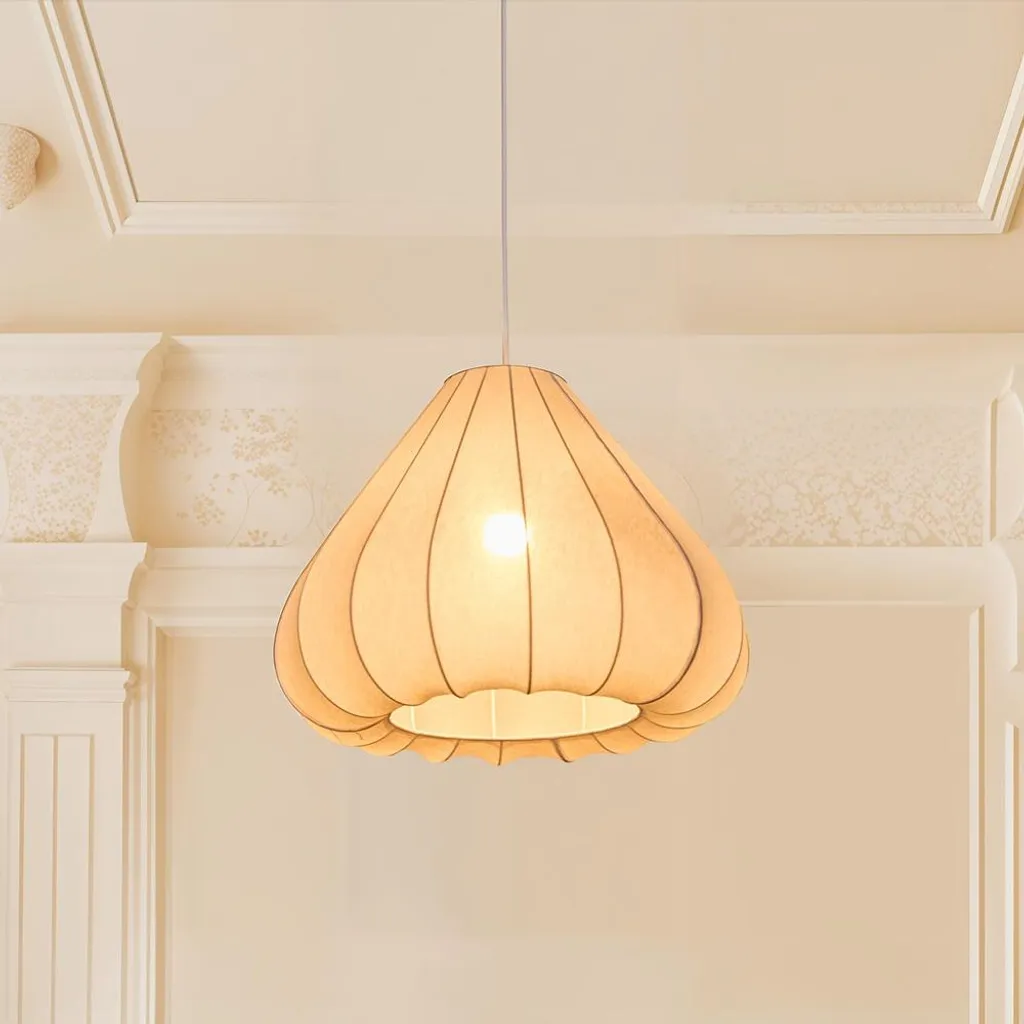 Suspension design blanche Mavie Ø 49 cm - Lustre moderne de salon