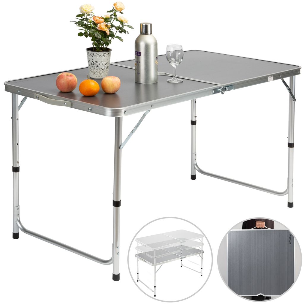 Campingtisch Klapptisch Gartentisch Falttisch Tisch Aluminium 120cm*60*70 DE 