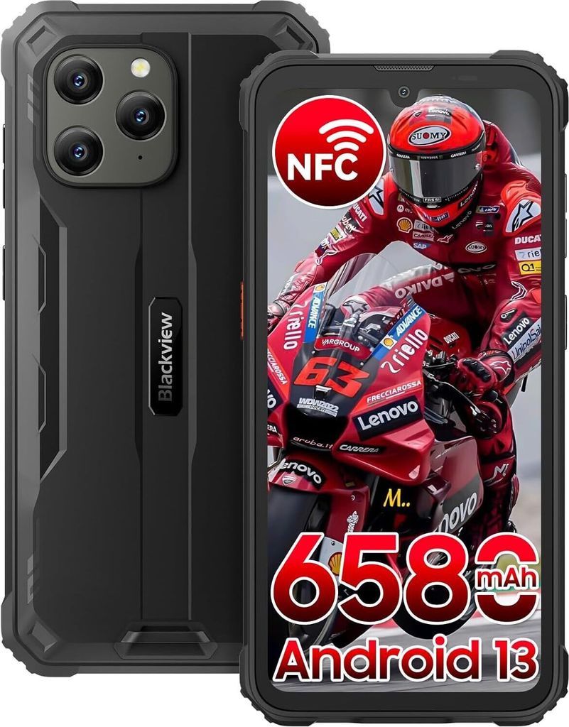 Blackview BV5300 pro Green Rugged Smartphone, Outdoorhandy mit 7 GB RAM und 64 GB Speicher Dualsim 13 MP Kamera, 6580mAh Akku