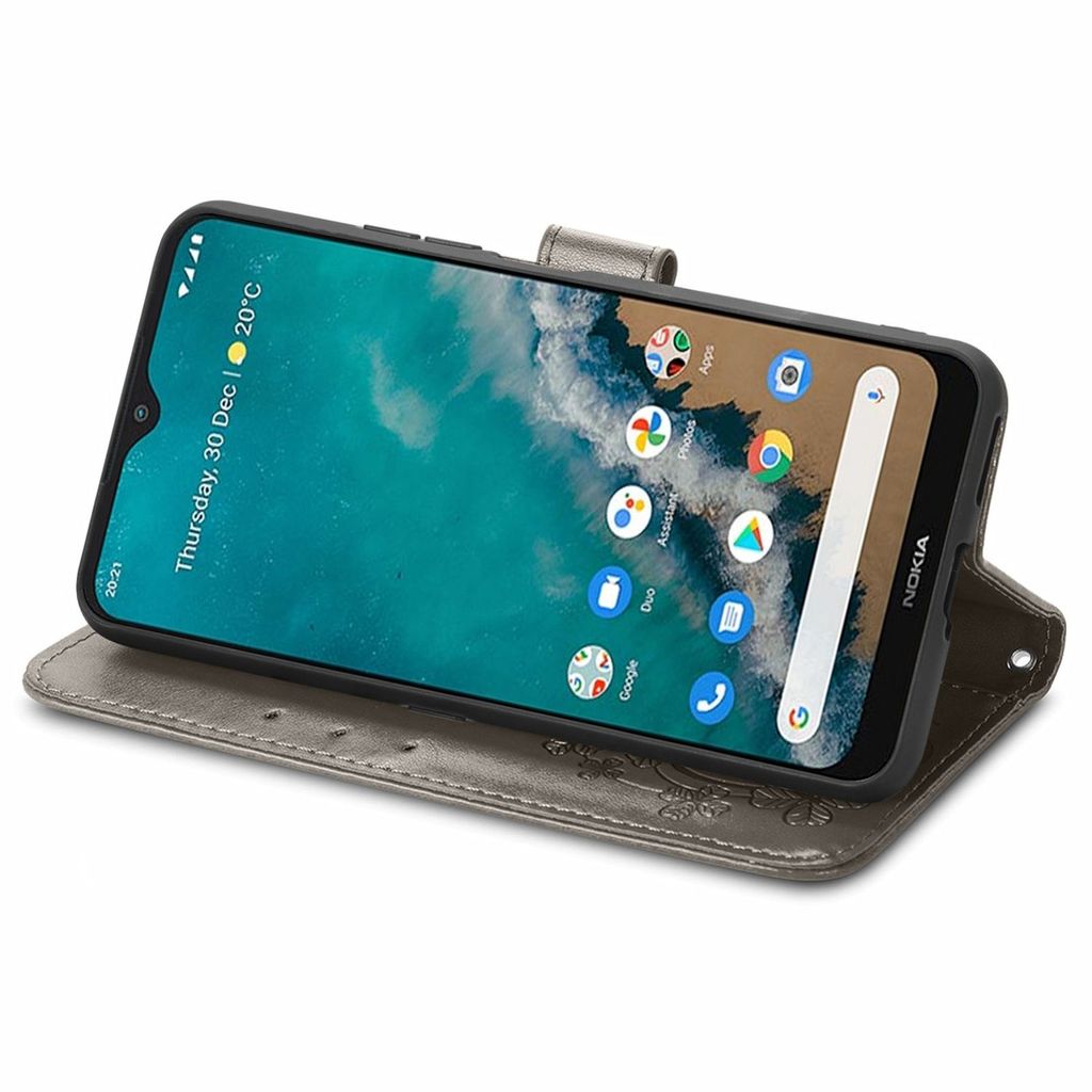 Custodia A Portafoglio In Pelle Per Nokia 6.1 Plus – Con Porta Carte E Supporto – Chiusura Magnetica – Antiurto
