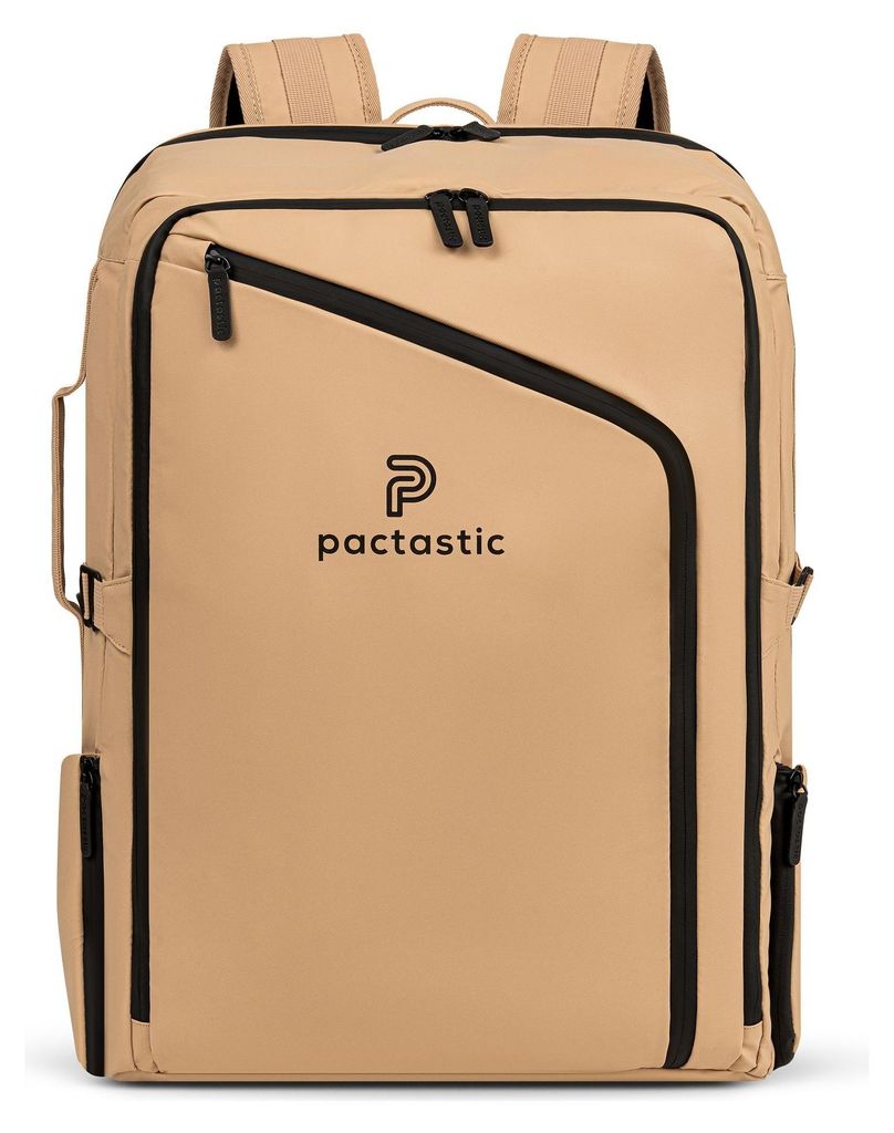 Pactastic Rucksack Reisetasche mit Laptopfach Urban Collection Travel Backpack 55 cm 40L Beige