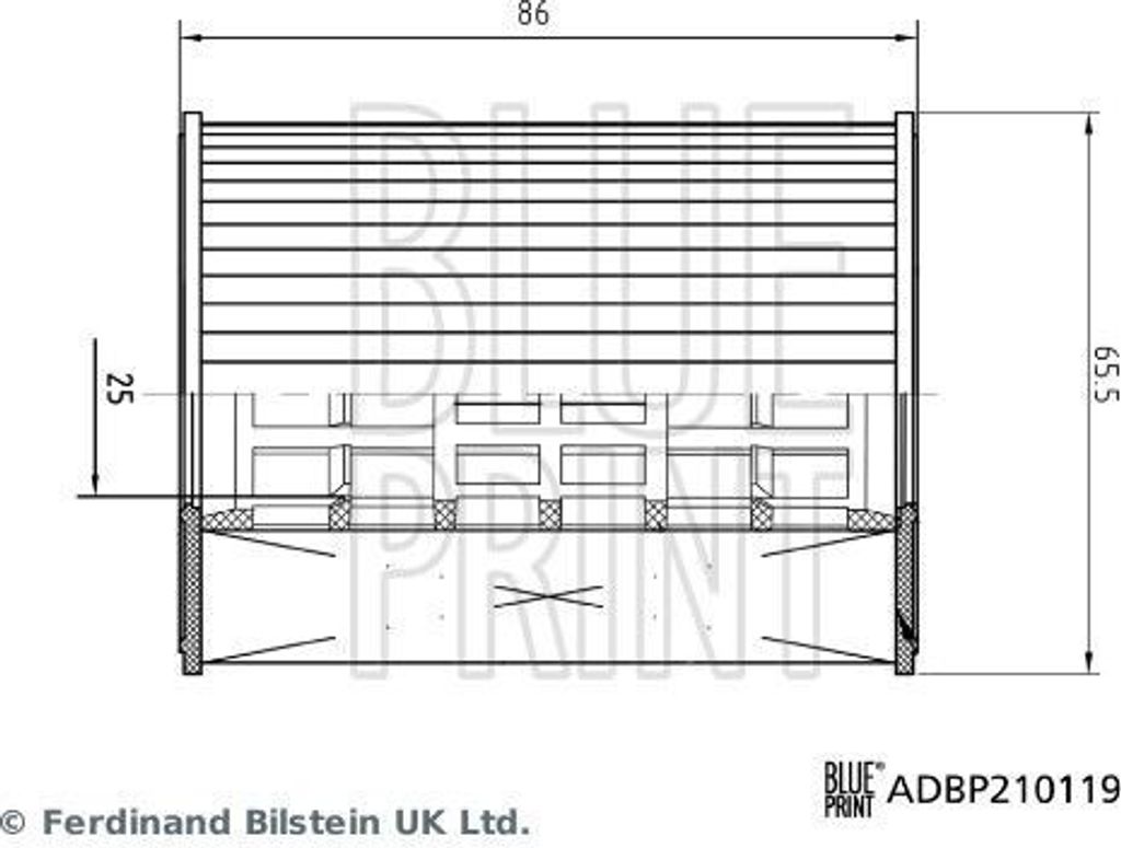 Ölfilter BLUE PRINT ADBP210119
