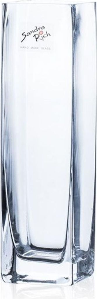 4er Set Glasvasen Blumenvasen SQUARE H. 20cm 6x6cm Produktbild 