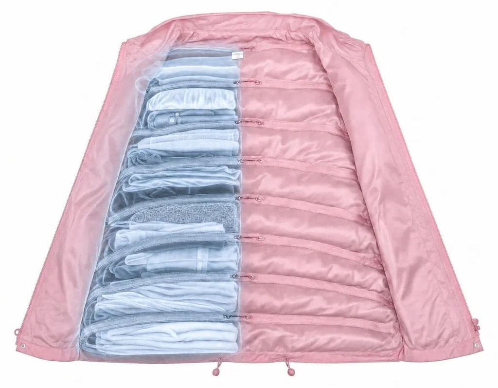 Ryanwear Packjacke – Pink (1/2)