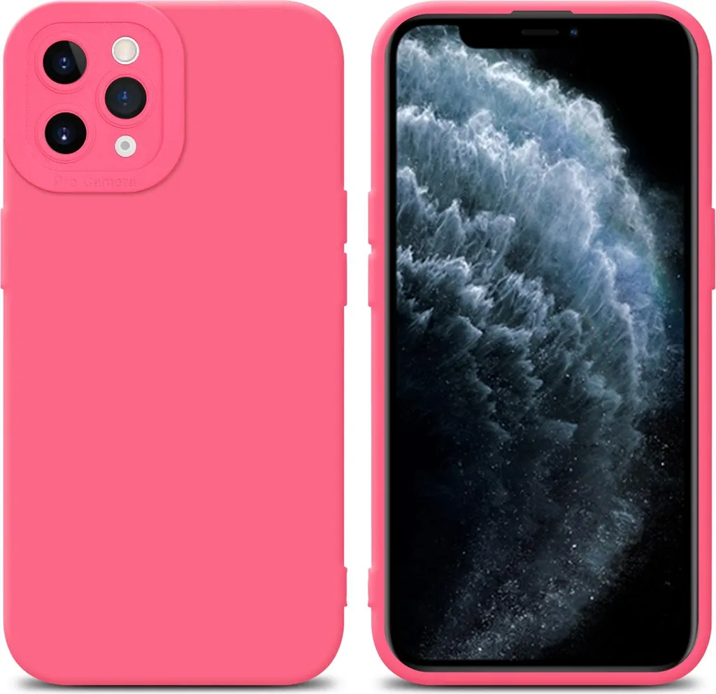 Cadorabo Cover iPhone 11 Pro Max Rosso - Protezione Silicone TPU Morbido