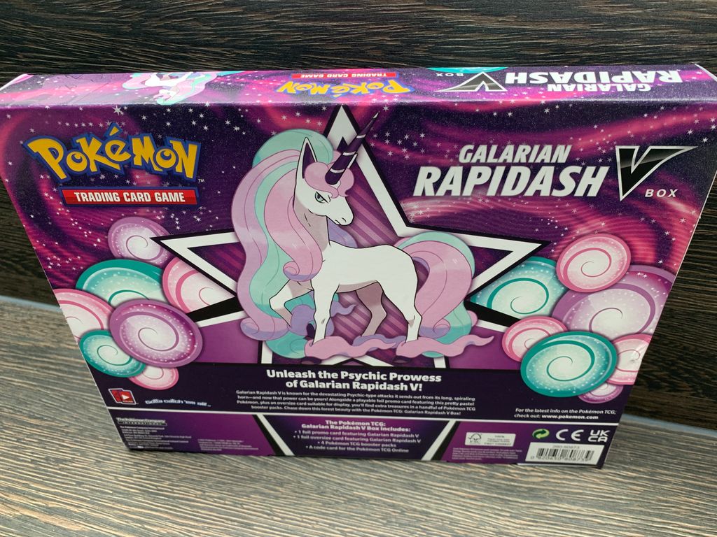 Pokmon Galarian Rapidash Gallopa V Box Pokemon May V Box
