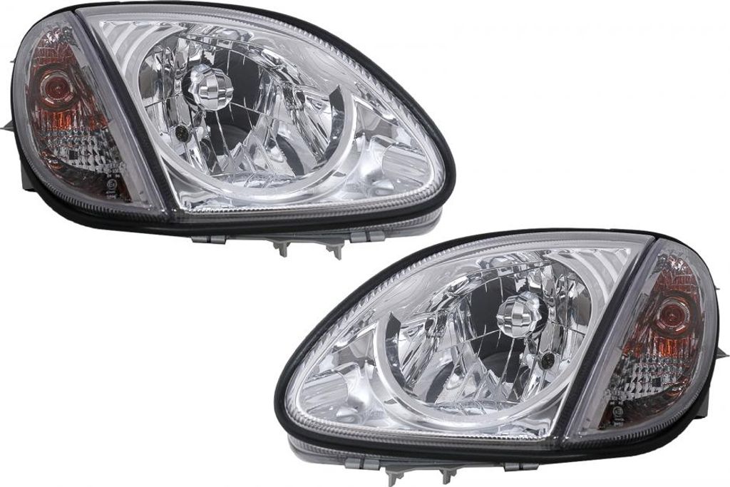 Scheinwerfer für Mercedes SLK R170 04.1996-2004 Chrom.