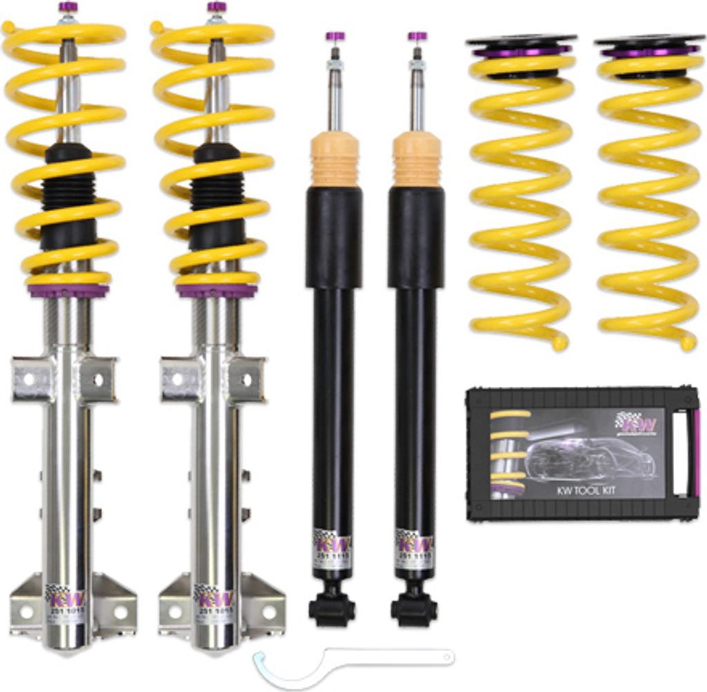 KW Gewindefahrwerk V2 Comfort für Audi A3 8L Audi TT 8N Seat Leon 1M VW Golf