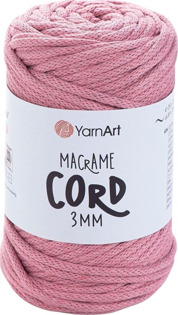 Yarn Art Macrame Cord 3 mm 85 m 792 Purple Schnur Produktbild 
