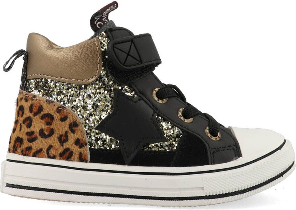 Shoesme Sneakers ON22W206-B Schwarz / Goud-23