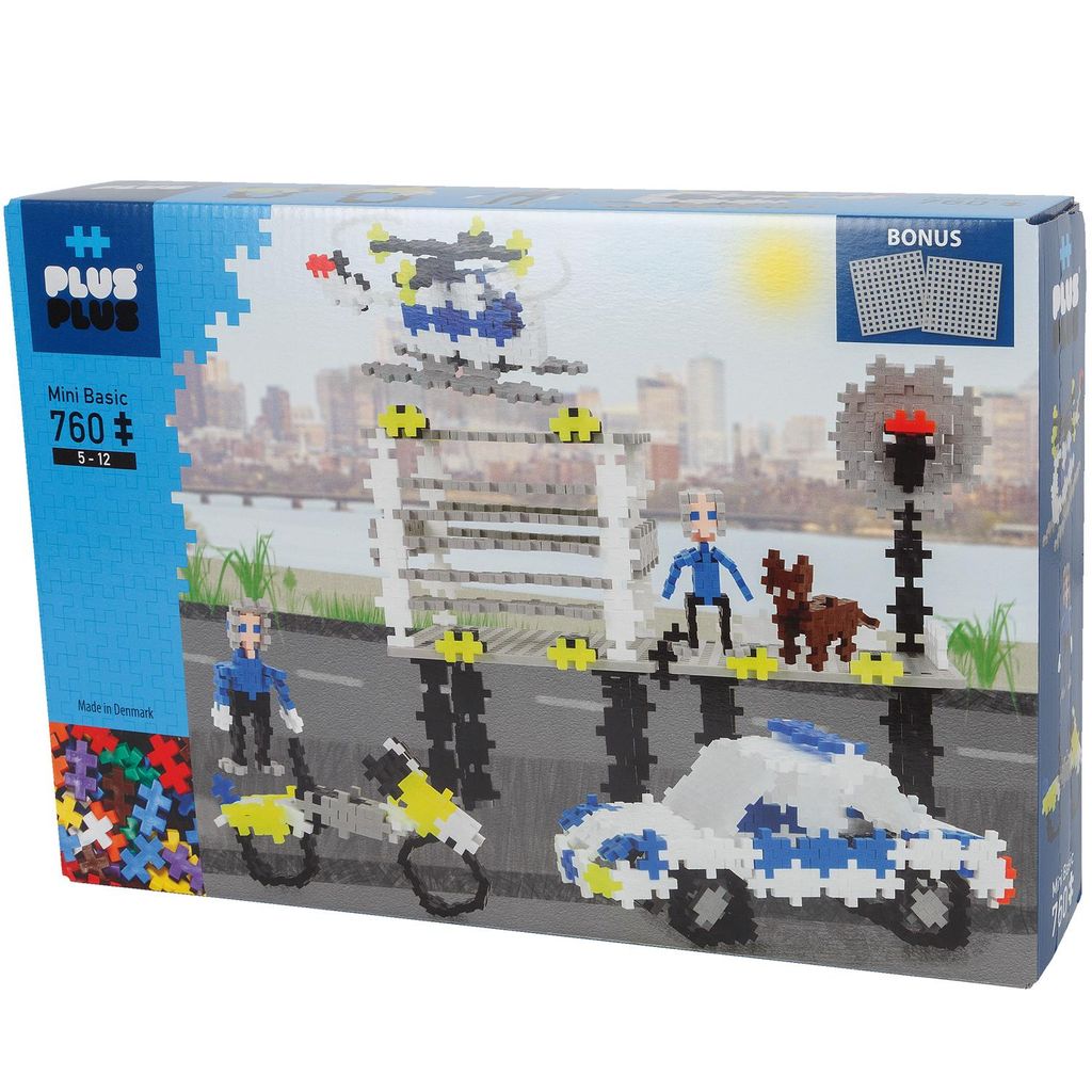 Plus-Plus Mini Basic 760 - Polizei Produktbild 