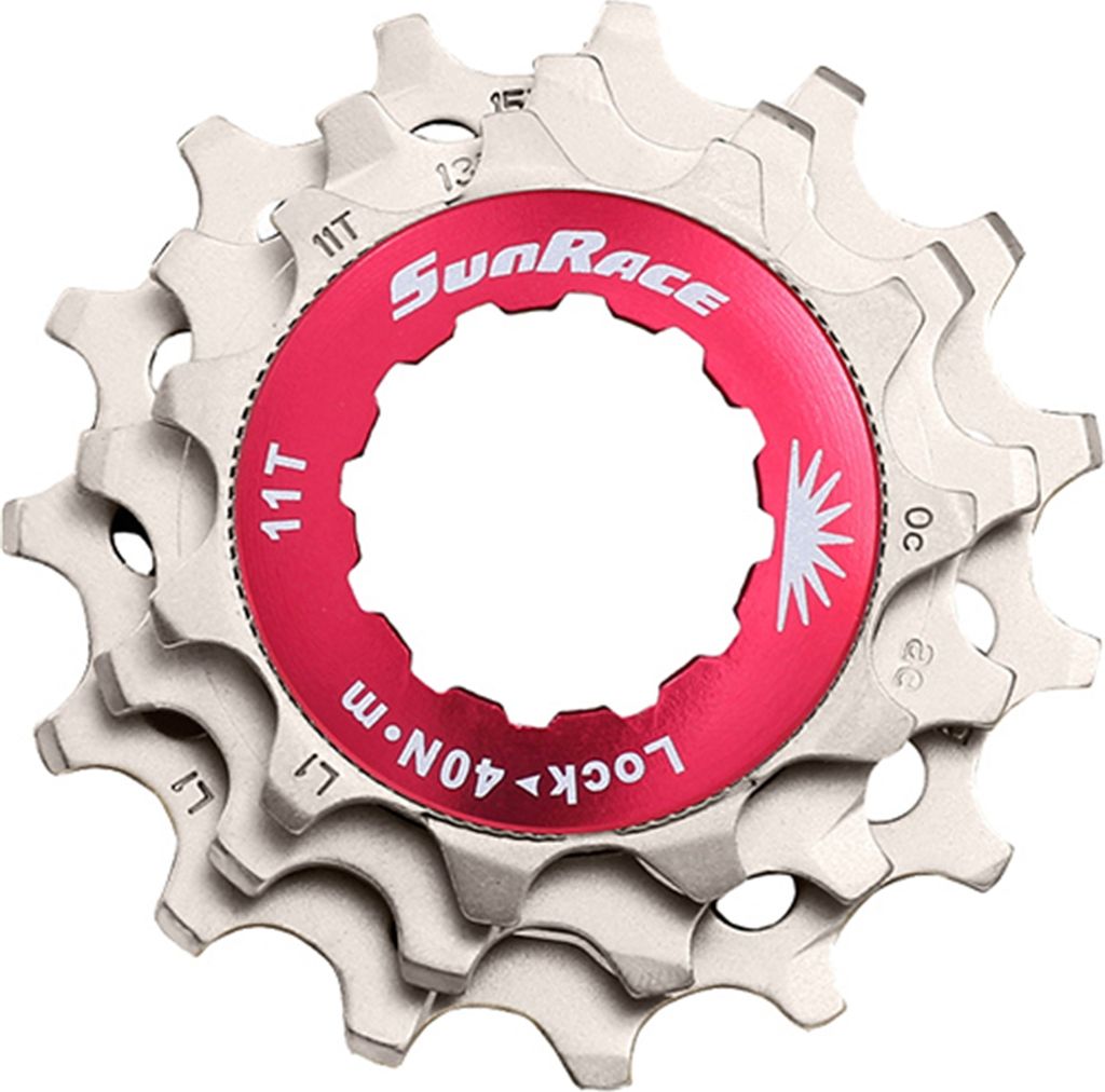 SunRace Service-Part 12-fach, metallic, Lockring + 11-13-15 Produktbild 