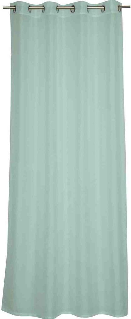 TOM TAILOR Transparenter Ösenvorhang CLEAN Mint 140 x 250 cm