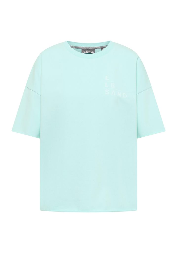 Elbsand GAELLE Kurzarm-Sweatshirt, Rundhalsausschnitt, 95% Produktbild 