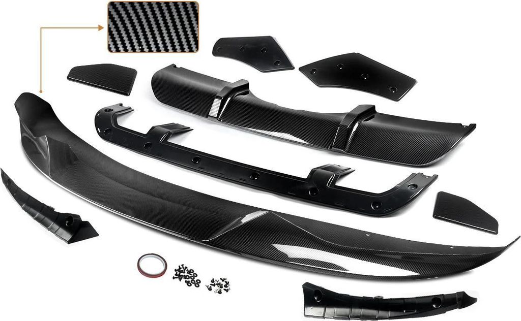 Auto Aero karosářské sady, přední splitter, zadní difuzor, Obrázek produktu 