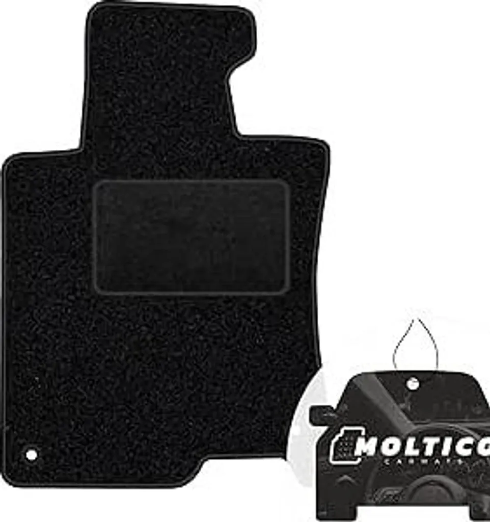 moto-MOLTICO Tappetino Nero Velours per Honda Legend IV 2006-2012
