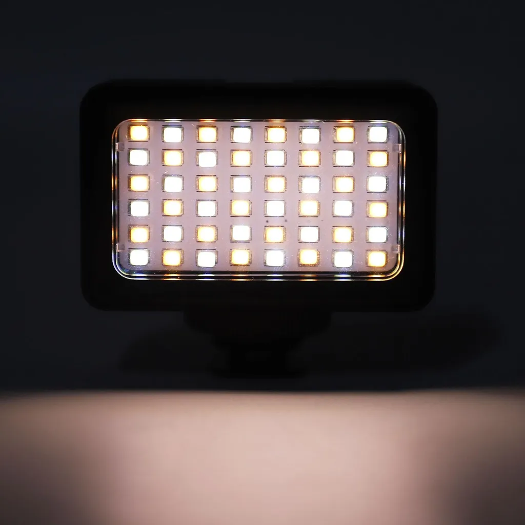 Éclairage Vidéo de Plongée LED 40m Lumière Variable pour Action Cam