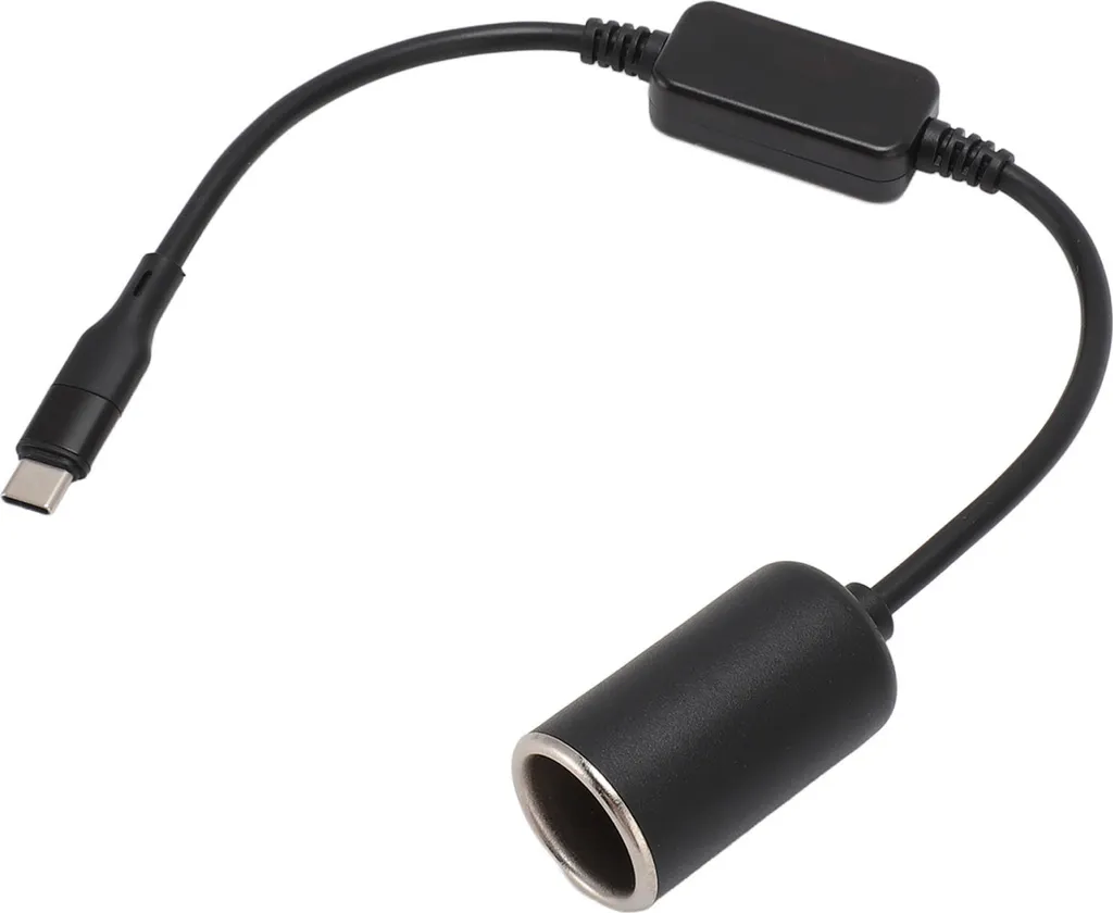 Cavo Adattatore da USB-C a 12V Accendisigari per GPS e LED Auto
