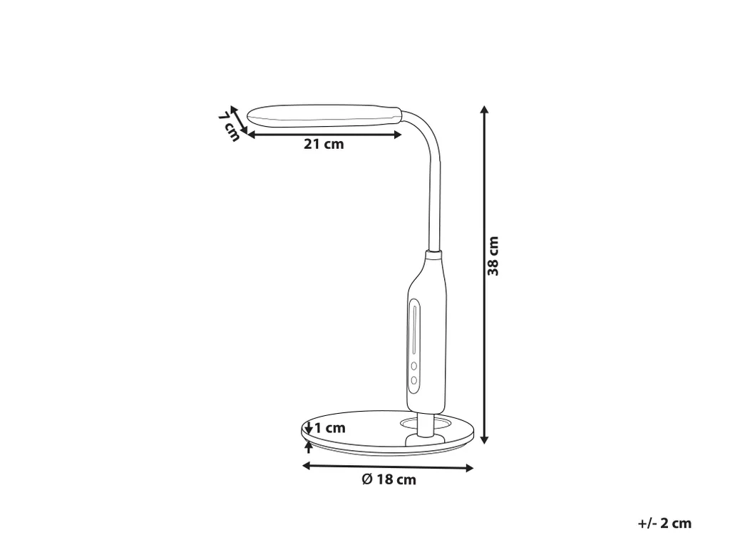 Lampe de travail LED variable pour bureau moderne avec 3 modes de couleur