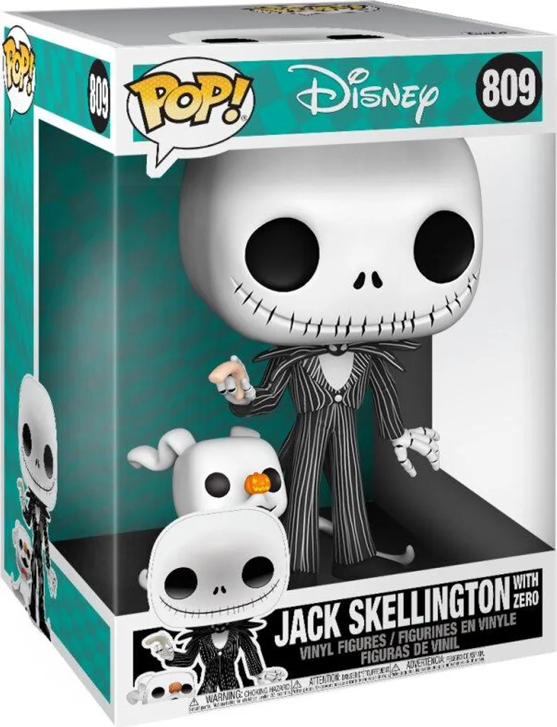 Funko Pop! Jack & Zero figurine détaillée 10cm L'Étrange Noël de Jack