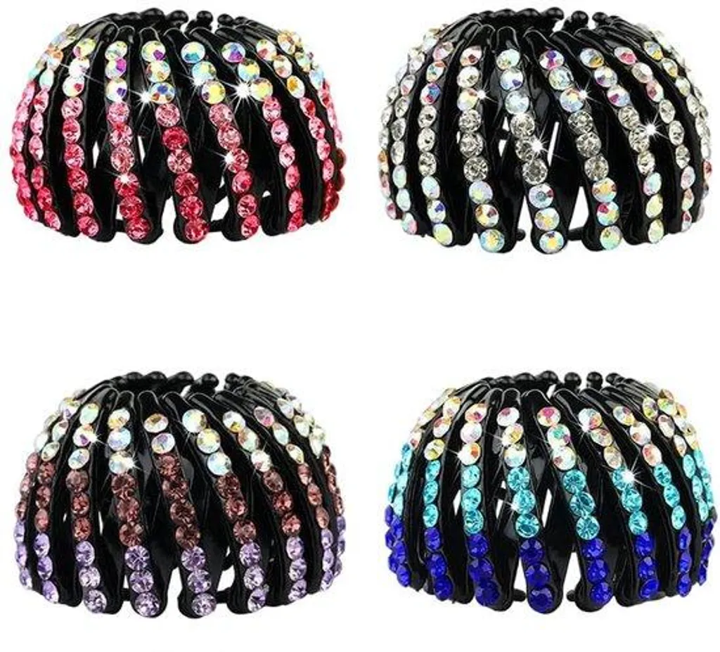 Dites adieu aux mèches rebelles avec ces barrettes strass extensibles