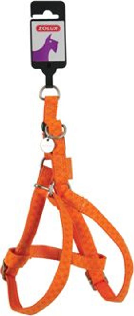 hundegeschirr Zolux 2,5 x 60-100 cm Kunstleder orange