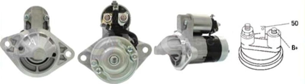 CASCO CST20100AS Starter Anlasser 1,40kW für OPEL Astra F CC (T92) 12V