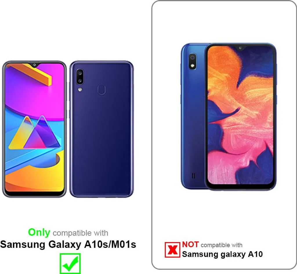 Cadorabo Cover Premium Samsung Galaxy A10s Oro - Protezione TPU