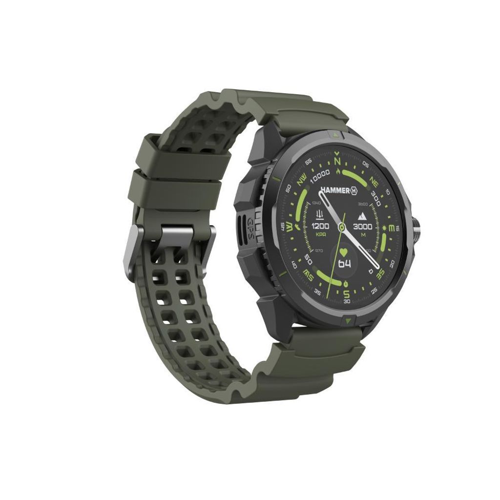 HAMMER SMARTWATCH 2 MILITARY EDITION – Wasserdichte Uhr mit GPS, SOS-Funktion und Sprachkommunikation