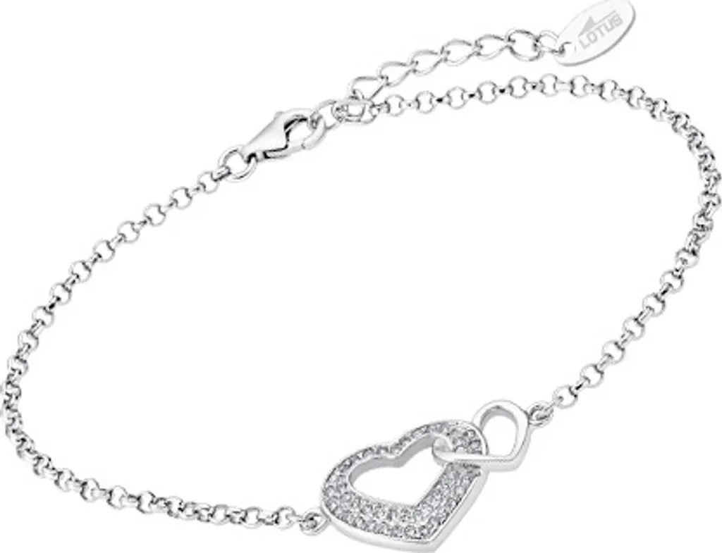 Bracelet en argent Coeurs liés LP1917-2/2 Lotus Silver pour femme