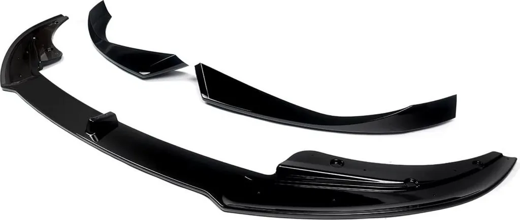 Lame de Pare-chocs Avant Noir Brillant BMW Série 4 G22 G23 Pack M Sport