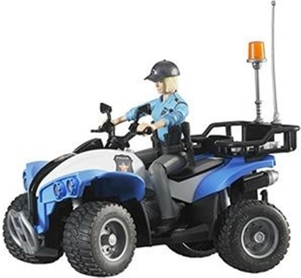 Bruder 63010 Quad della polizia con poliziotta e Immagine del prodotto 