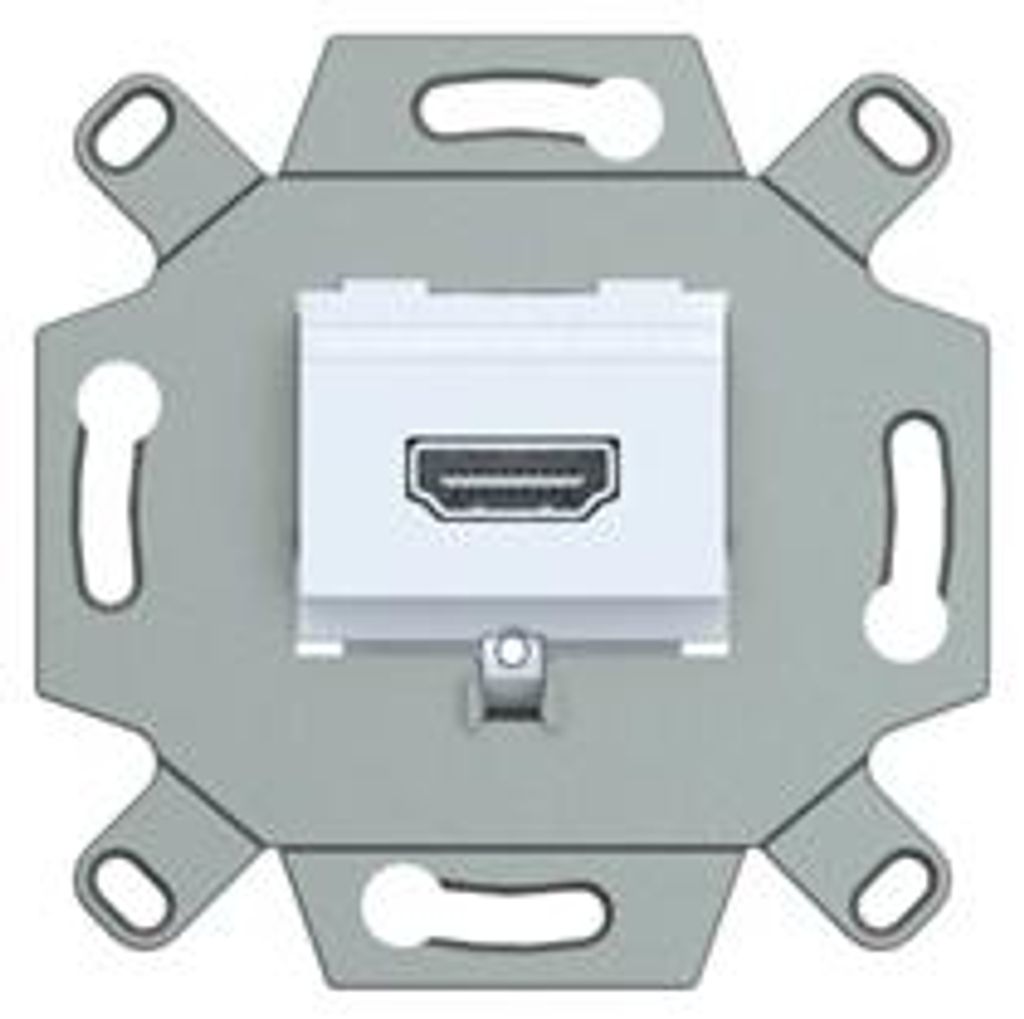 Rutenbeck Boîtier de raccordement HDMI, simple, encastré, Image du produit 