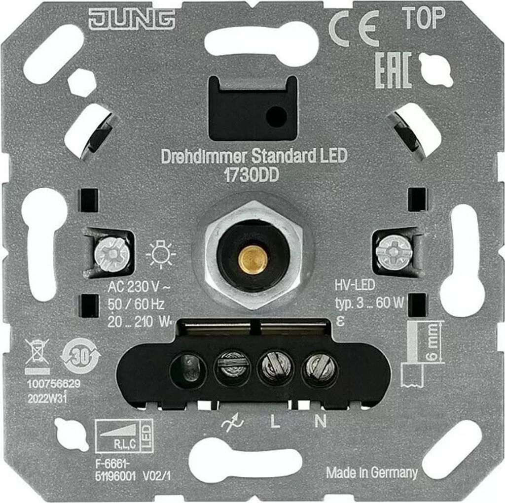 Jung Drehdimmer Std.LED 1730DD Produktbild 