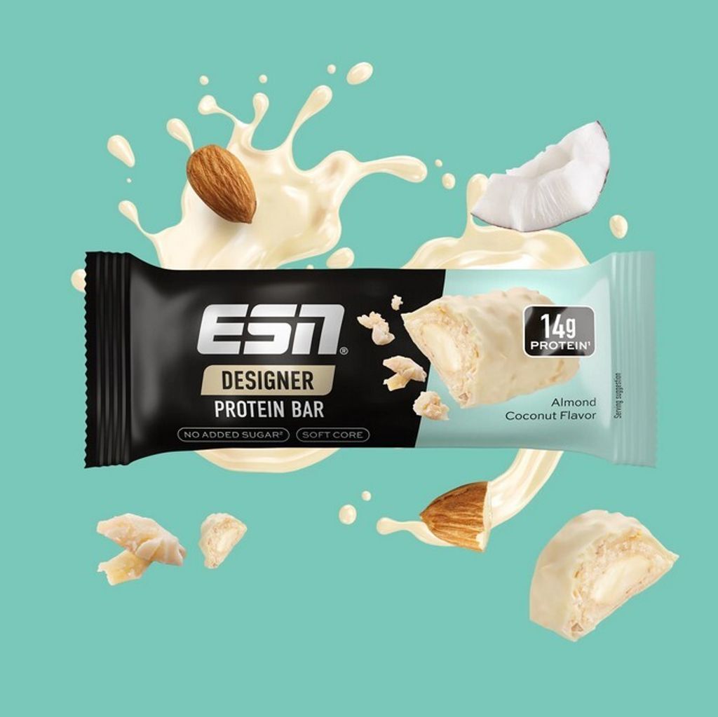 ESN Designer Bar Almond Coconut Proteinriegel, 12er Pack Produktbild 
