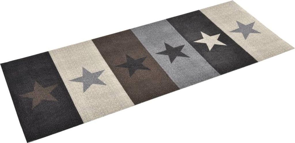 vidaXL Kuchyňská rohožka omyvatelná hvězda 60x180 cm Obrázek produktu 