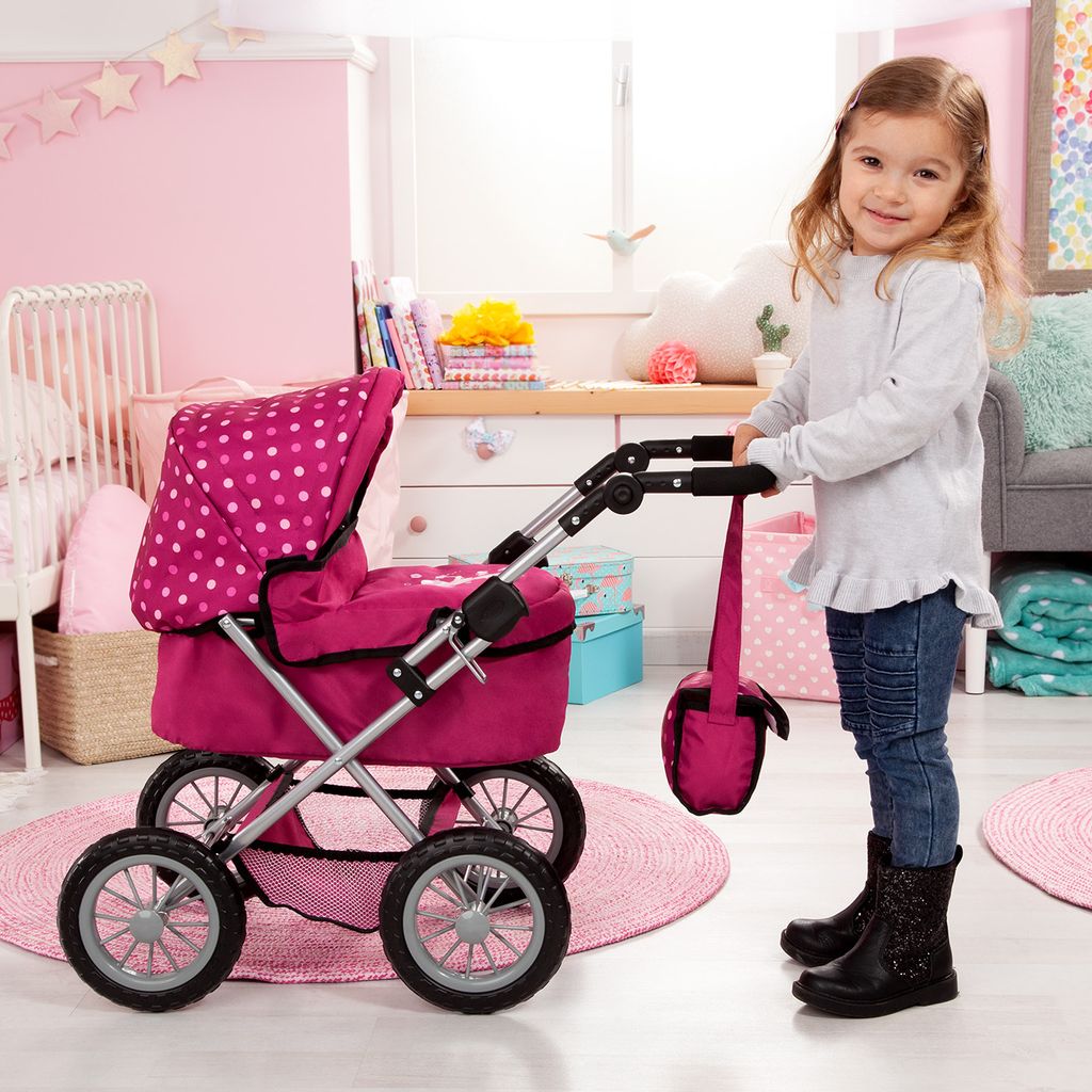 Bayer Design 13067AA Puppenwagen Trendy, höhenverstellbarer Produktbild 5