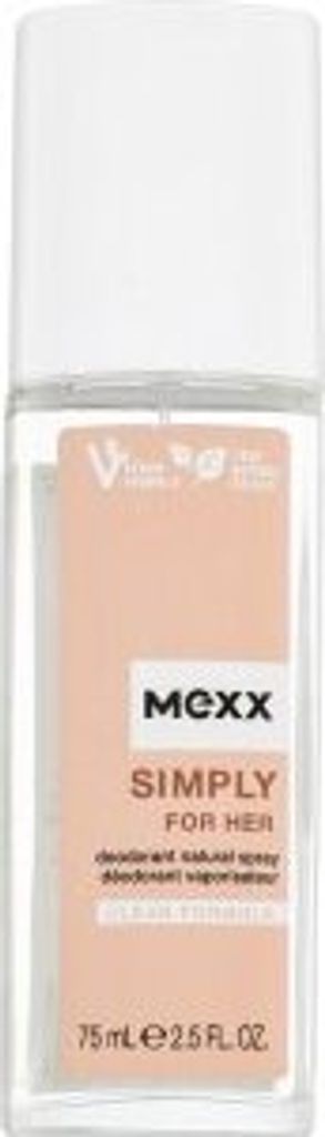 Mexx Simply Deodorants mit Zerstäuber für Damen 75 ml Produktbild 