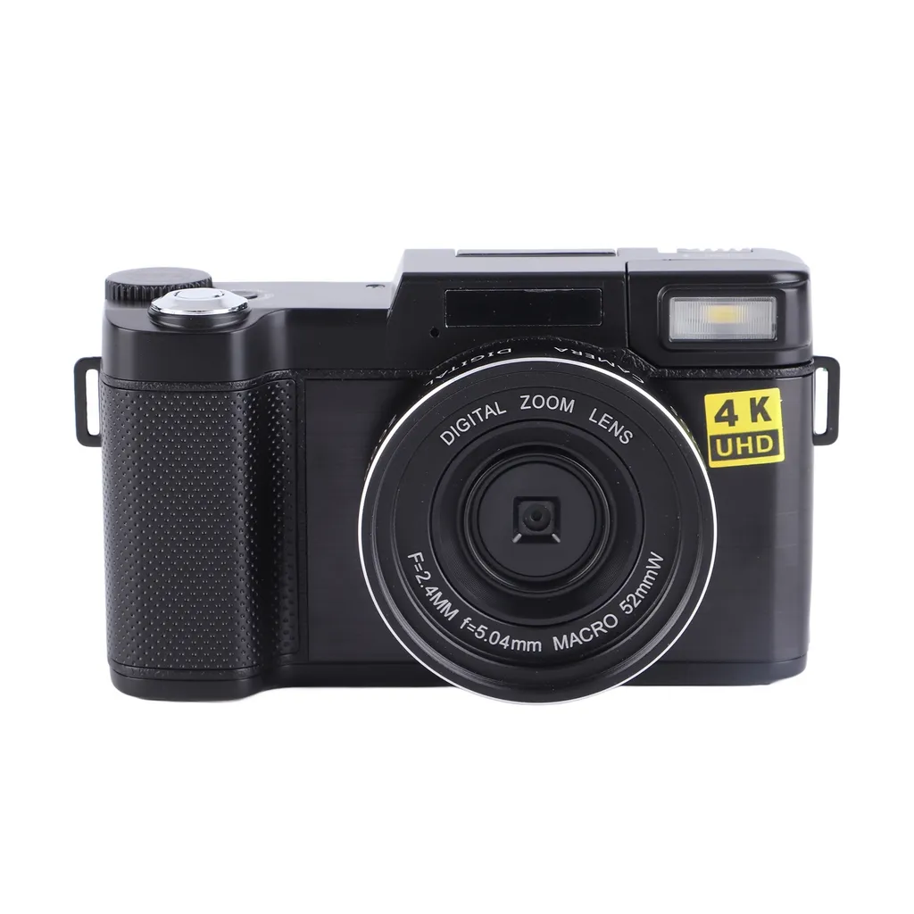 Caméra vlogging 4K 48MP avec stabilisation et écran IPS 3,2 pouces