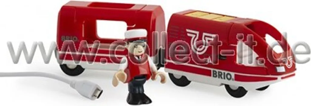Train de voyage Brio 33746 rechargeable avec batterie et câble USB inclus - 8
