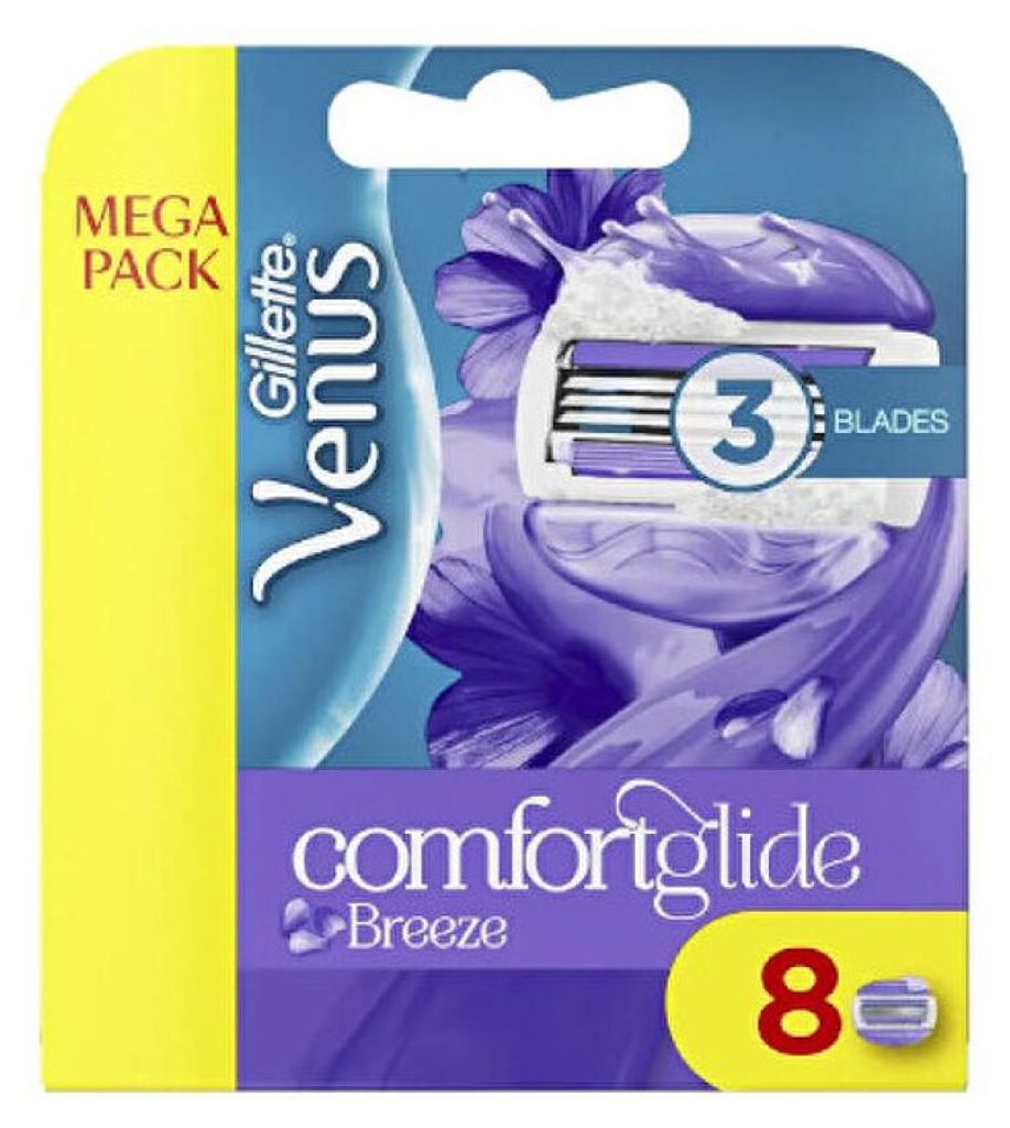 Gillette Venus ComfortGlide Breeze Damenrasierklingen 8 Produktbild 
