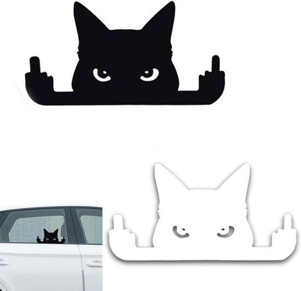 Auto-Sticker-Set für Tuning und Customizing - 2 Stück - Decals für Fahrzeuge und Motorräder