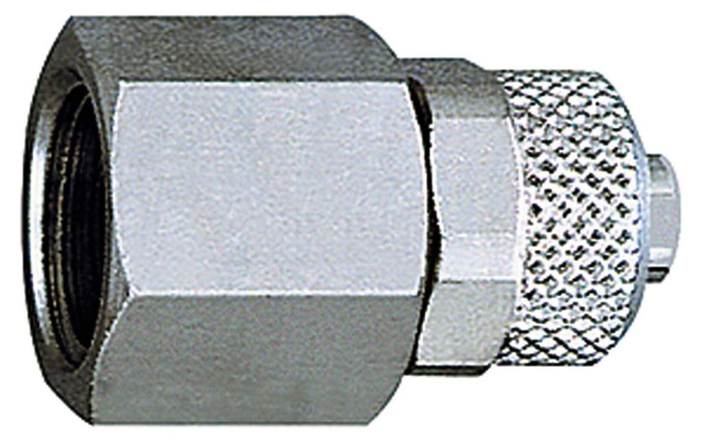 Riegler Gerade Aufschraubverschraubung, G 1/2 i., für Schlauch 10/8