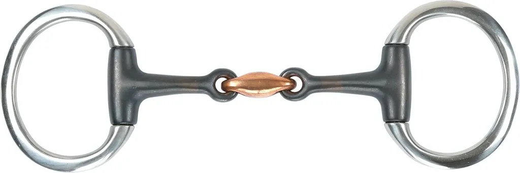 Mors double brisure Shires ER821 noir 4,5 in contre le pincement