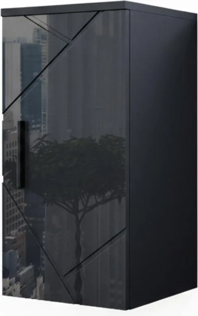 Armoire murale Vicco Irma Anthracite Haute Brillance 30x59 cm 39454