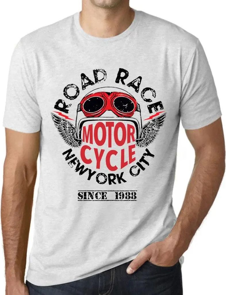 Herren Grafik T-Shirt Motorrad-Straßenrennen seit 1988 – Motorcycle Road Race Since 1988 – Geschenk 36. Geburtstag Jahrestag 36 Jahre Jubiläu...