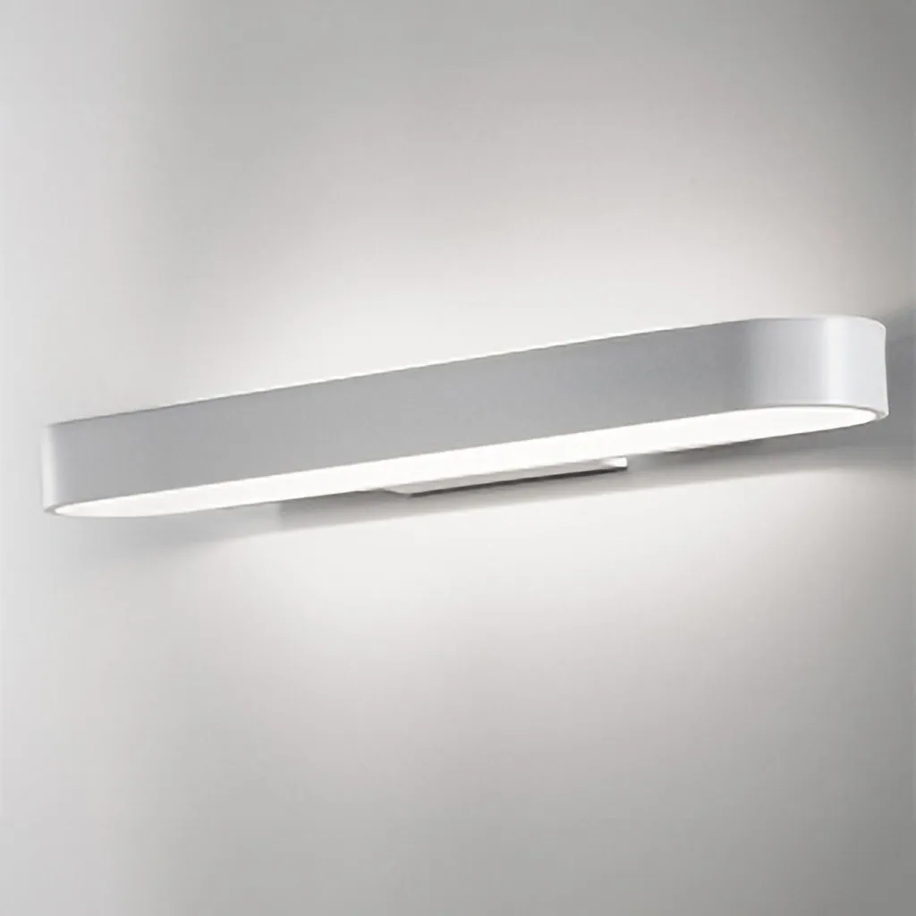 Lampe murale LED Linéaire 42,5cm éclairage blanc chaud design blanc