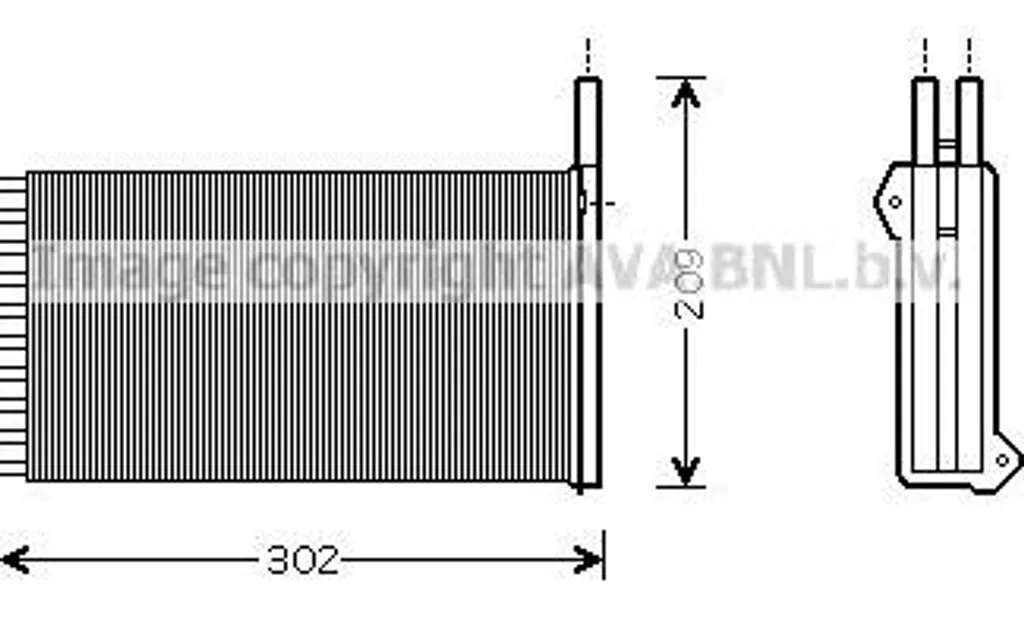Chauffage Habitacle Ford Escort AVA FD6154 OE 1056091 pour l'Hiver