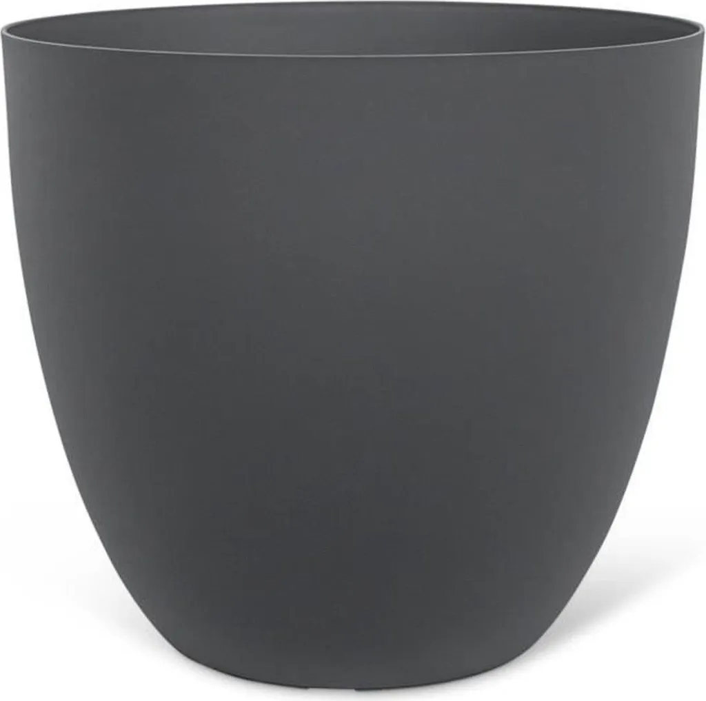 Pot de fleurs Phoenix Anthracite Garden ID 60x56 cm en matière recyclée