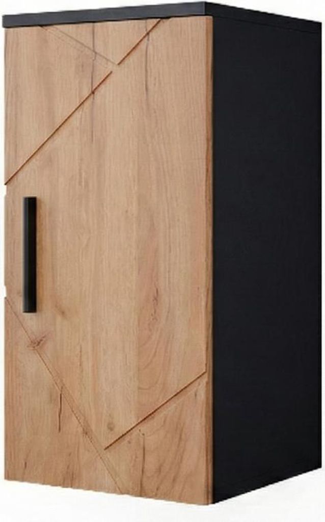 Badschrank Vicco Irma Goldkraft Eiche/Anthrazit 30 x 59 cm, Produktbild 